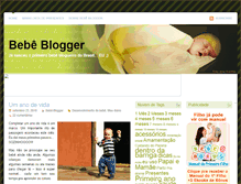 Tablet Screenshot of bebeblogger.com.br